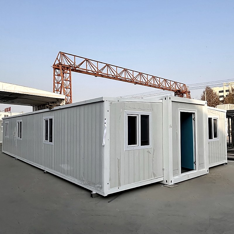 Casa expandible 40ft exterior blanco